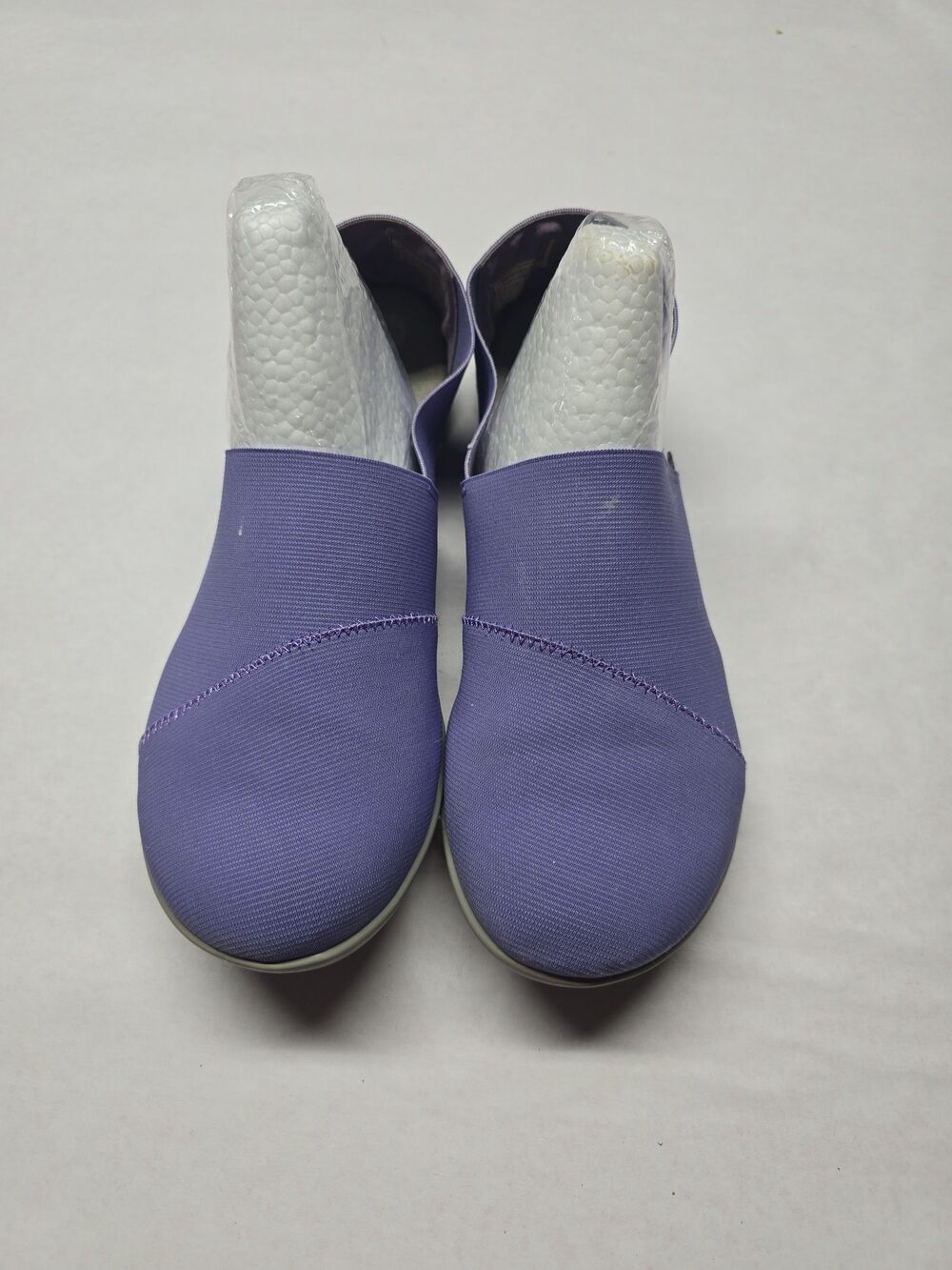 NoSox Purple Slip-On Sneakers Size 10 Stretch Shoes
